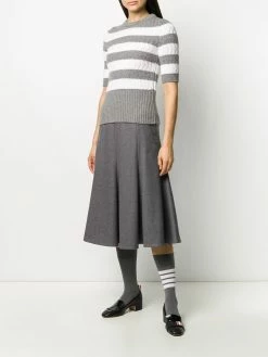 Thom Browne super 120s wool flannel skirt