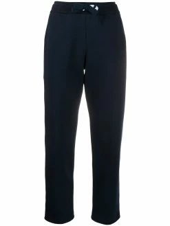 Thom Browne 4-Bar drawstring cotton track pants