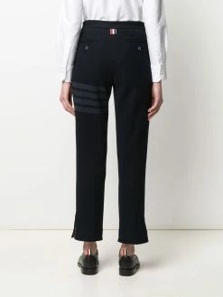 Thom Browne tonal 4-Bar twill trousers