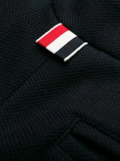 Thom Browne tonal 4-Bar twill trousers