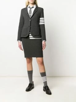 Thom Browne 4-Bar links stitch pencil skirt