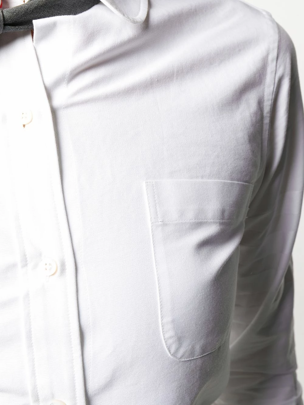 Thom Browne 4 Bar round collar Oxford shirt shirts of women 5 Thom Browne 4-Bar round collar Oxford shirt