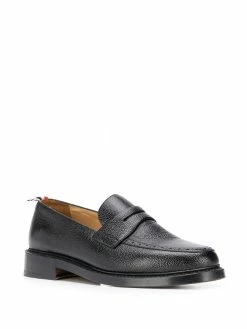 Thom Browne pebble-grain penny loafers