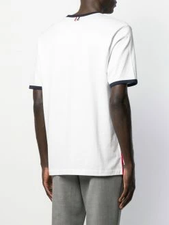 Thom Browne contrasting-trim T-shirt