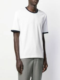Thom Browne contrasting-trim T-shirt