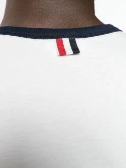 Thom Browne contrasting-trim T-shirt