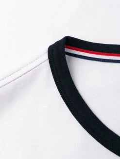 Thom Browne contrasting-trim T-shirt