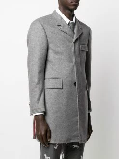 Thom Browne heavyweight cashmere Chesterfield overcoat