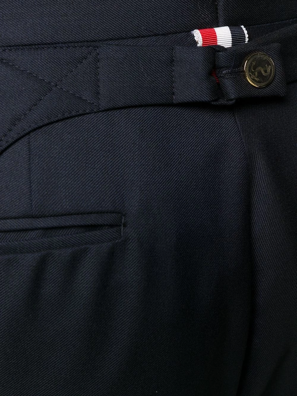 Thom Browne Super 120s twill trousers cropped pants of men 5 Thom Browne super 120s twill trousers