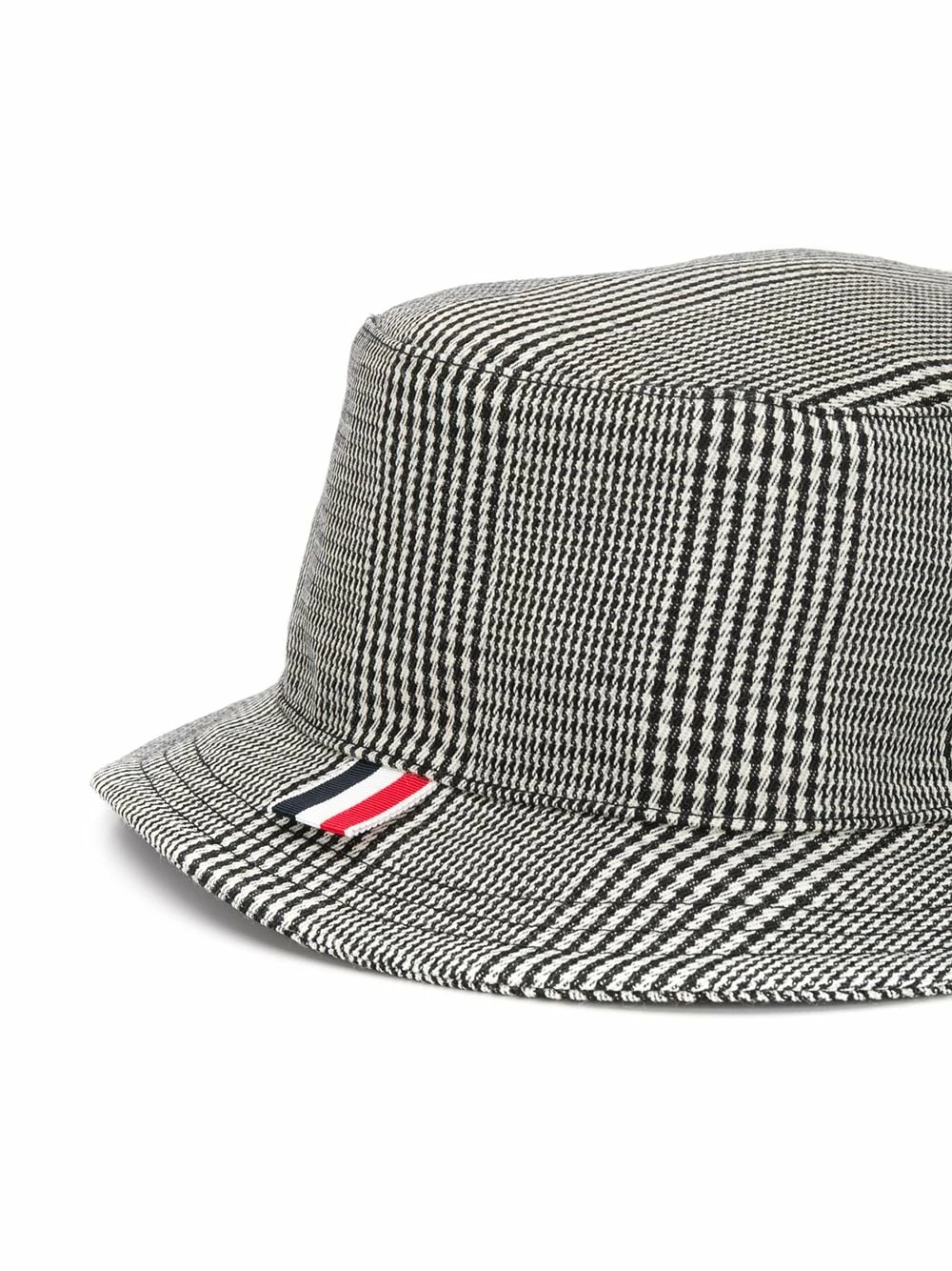 Thom Browne Prince of Wales check bucket hat hats of men 2 Thom Browne Prince of Wales check bucket hat