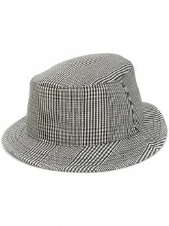 Thom Browne Prince of Wales check bucket hat