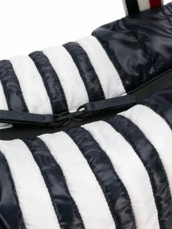 Thom Browne 4-Bar quilted ripstop gym bag