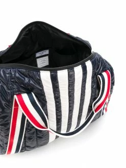 Thom Browne 4-Bar quilted ripstop gym bag