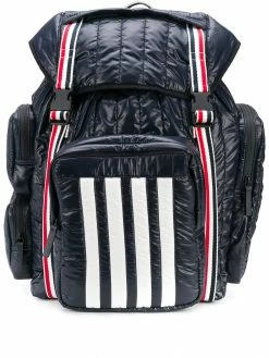 Thom Browne 4-Bar quilted ripstop backpack