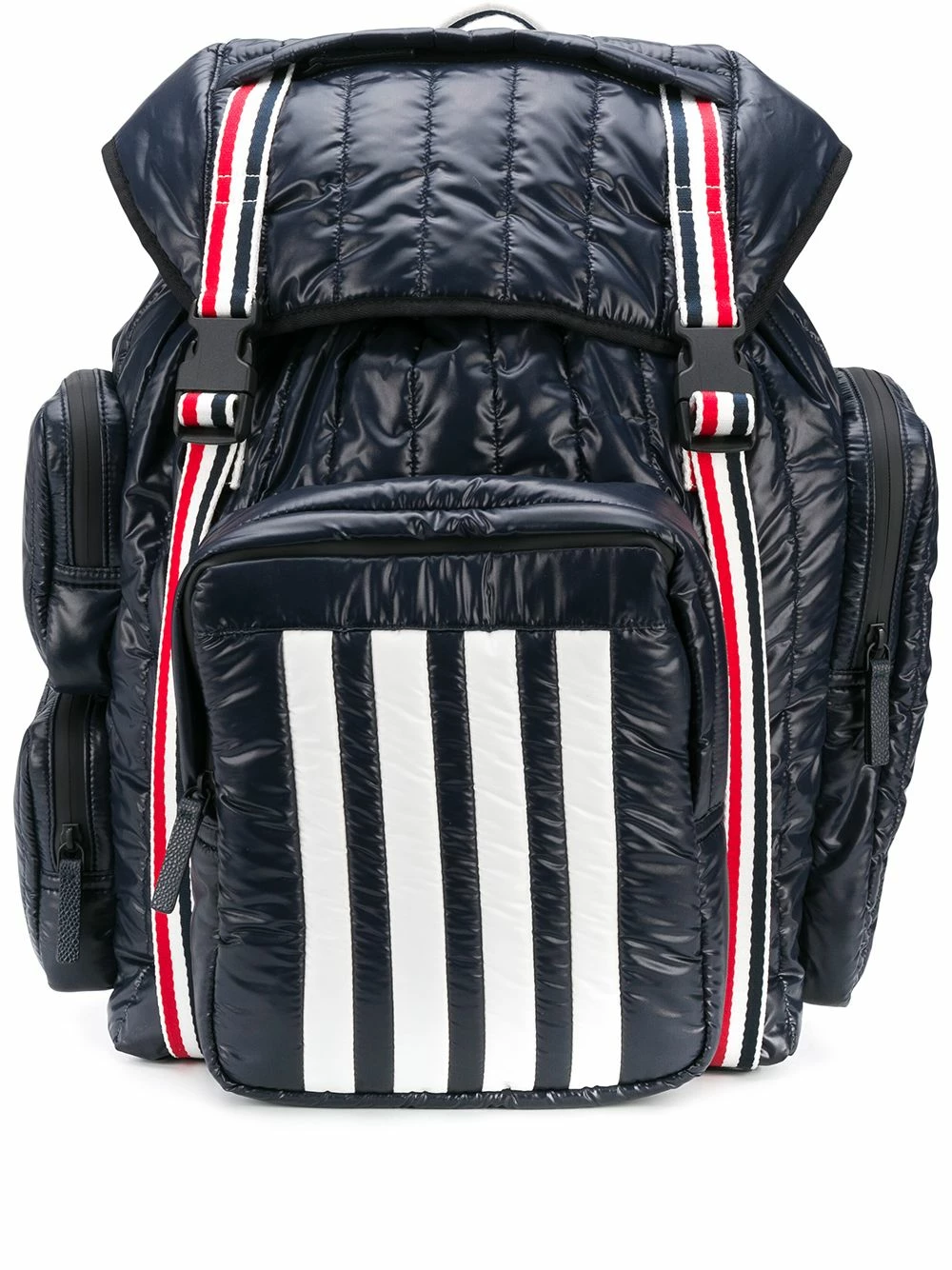 Thom Browne 4 Bar quilted ripstop backpack backpacks of men 1 Thom Browne 4-Bar quilted ripstop backpack