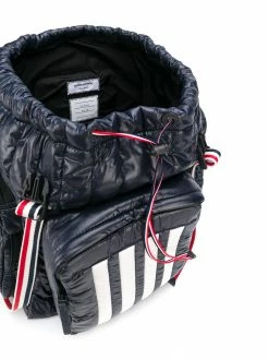 Thom Browne 4 Bar quilted ripstop backpack backpacks of men 9 Thom Browne 4-Bar quilted ripstop backpack
