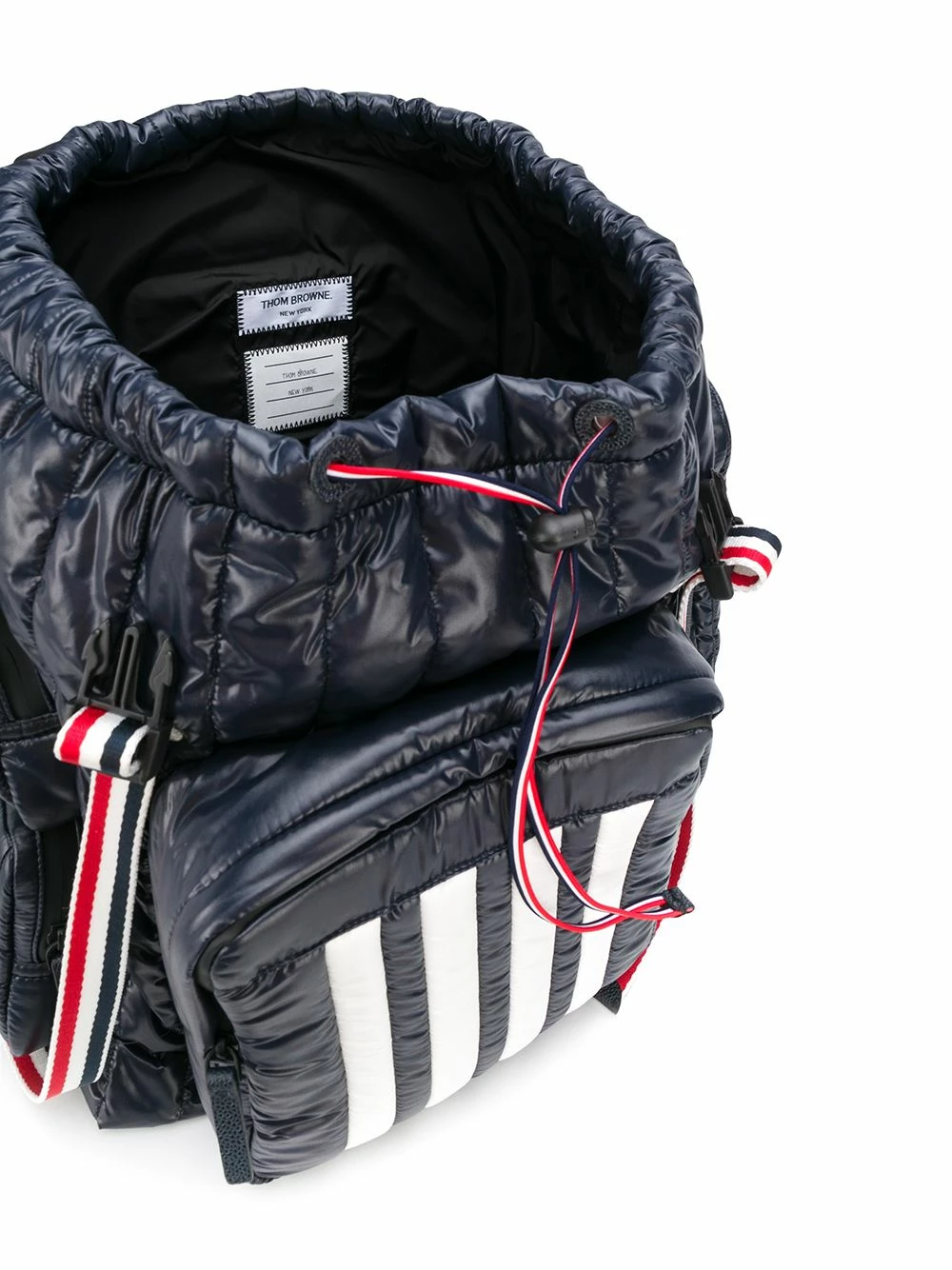Thom Browne 4 Bar quilted ripstop backpack backpacks of men 5 Thom Browne 4-Bar quilted ripstop backpack