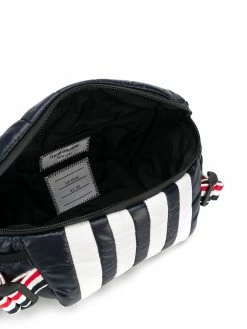 Thom Browne 4-Bar quilted ripstop belt bag