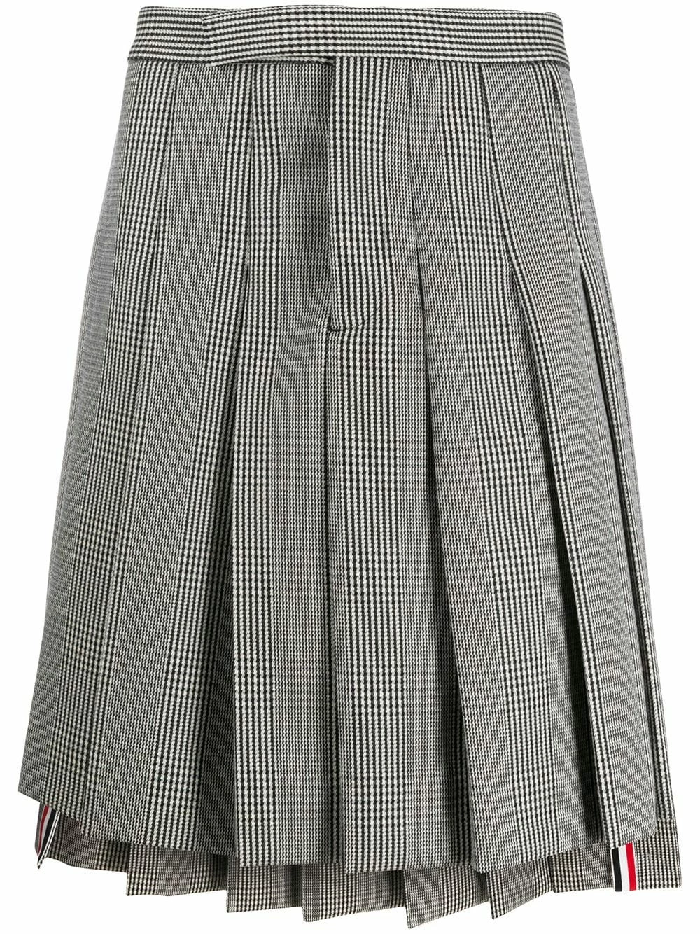 Thom Browne Prince of Wales check pleated skirt tailored shorts of men 1 Thom Browne Prince of Wales check pleated skirt