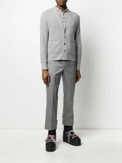 Thom Browne cashmere pique polo shirt