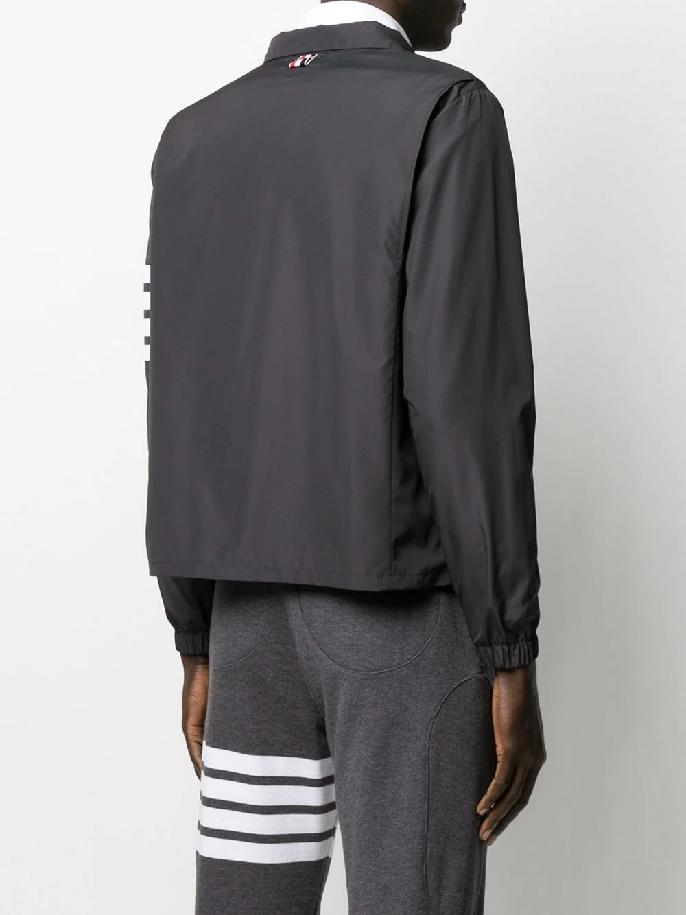 Thom Browne 4 Bar flyweight tech jacket sport jackets & windbreakers of men 4 Thom Browne 4-Bar flyweight tech jacket