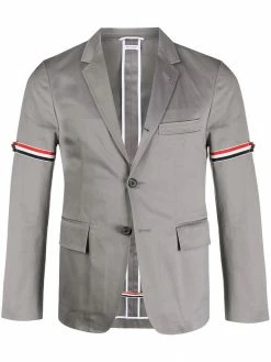 Thom Browne unconstructed grosgrain armband sport coat