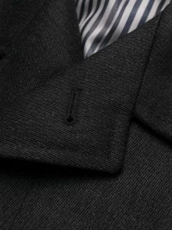 Thom Browne cavalry twill Chesterfield overcoat