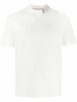 Thom Browne 4-Bar intarsia mock-neck T-shirt