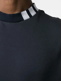 Thom Browne 4-Bar mock neck T-shirt