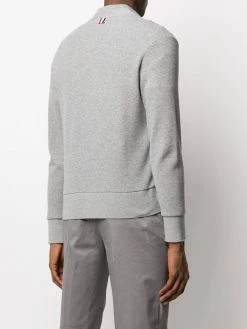 Thom Browne V-neck cashmere piqué cardigan