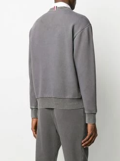 Thom Browne garment-dyed loopback cotton sweatshirt