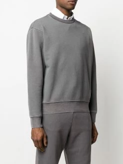 Thom Browne garment-dyed loopback cotton sweatshirt