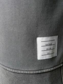 Thom Browne garment-dyed loopback cotton sweatshirt