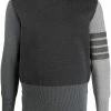 Thom Browne 4-Bar Fun Mix Shetland wool jumper