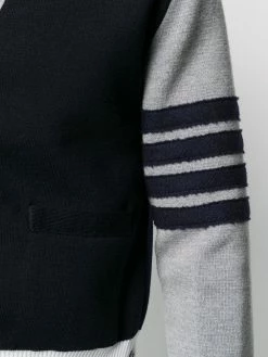 Thom Browne 4-Bar Fun-Mix Shetland wool cardigan