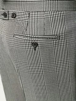 Thom Browne Prince of Wales cavalry twill trousers