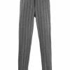 Thom Browne ground chalk-stripe flannel trousers