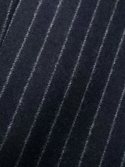 Thom Browne ground chalk-stripe flannel trousers