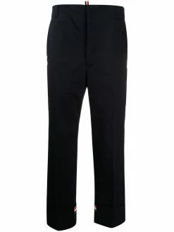 Thom Browne twill straight-leg trousers