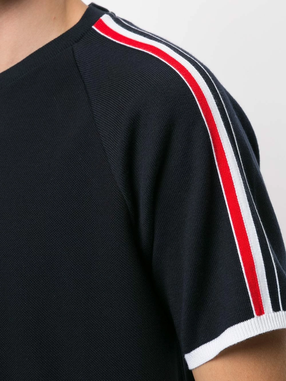 Thom Browne Classic pique short raglan sleeve T shirt t-shirts of men 5 Thom Browne classic pique short raglan sleeve T-shirt