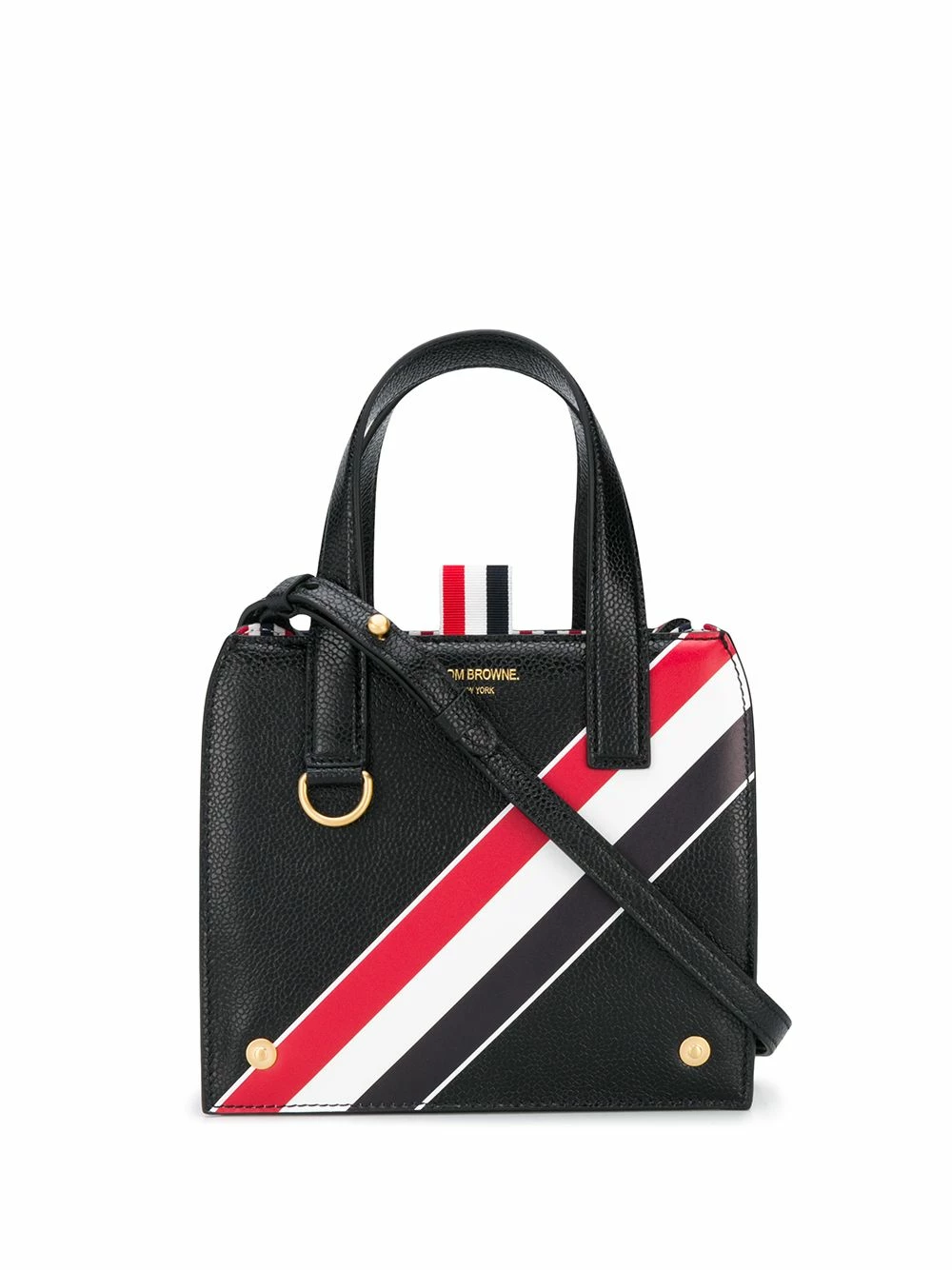 Thom Browne Small Mrs. Thom RWB frame tote bag tote bags of women 1 Thom Browne small Mrs. Thom RWB frame tote bag