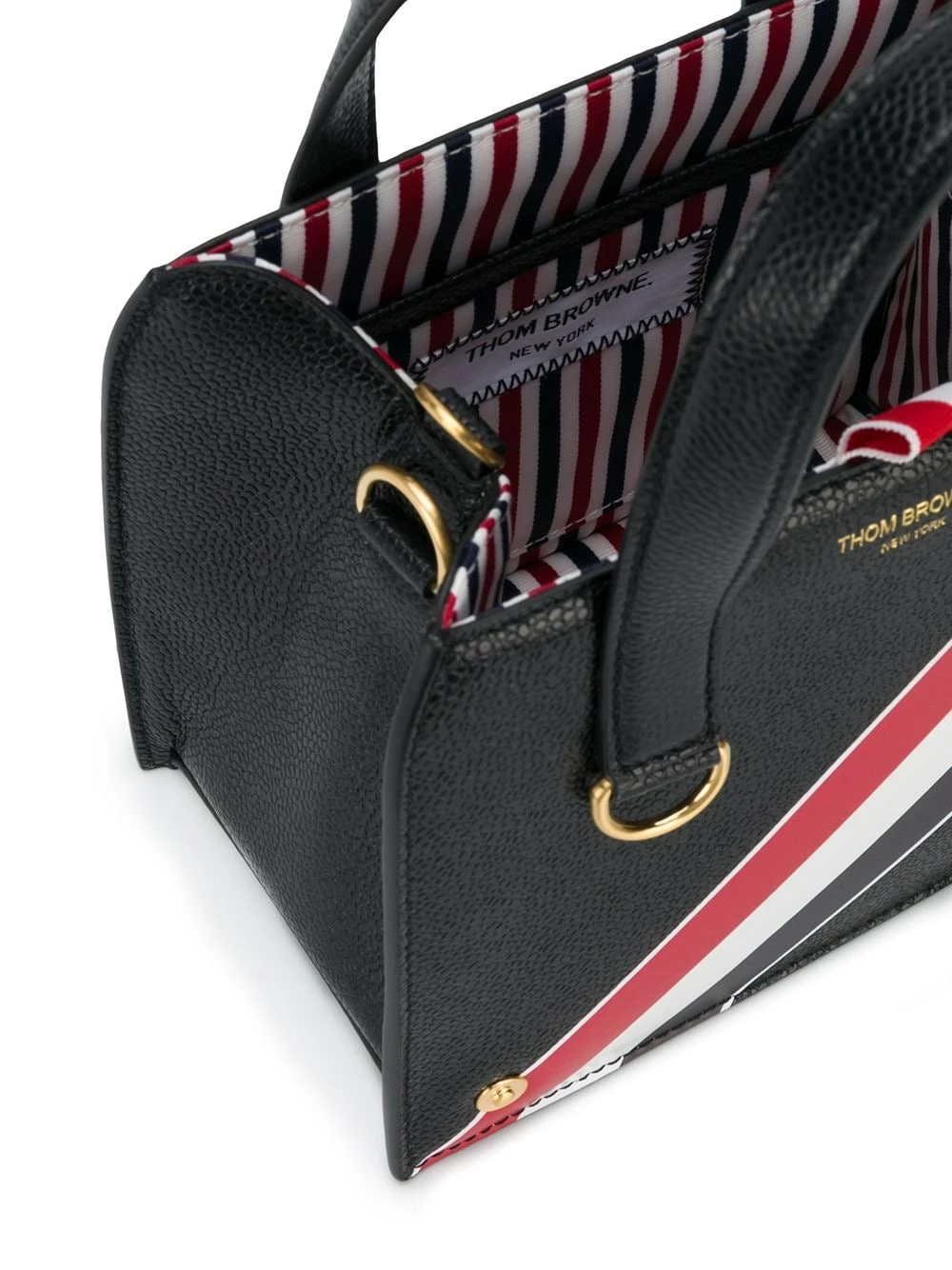 Thom Browne Small Mrs. Thom RWB frame tote bag tote bags of women 5 Thom Browne small Mrs. Thom RWB frame tote bag