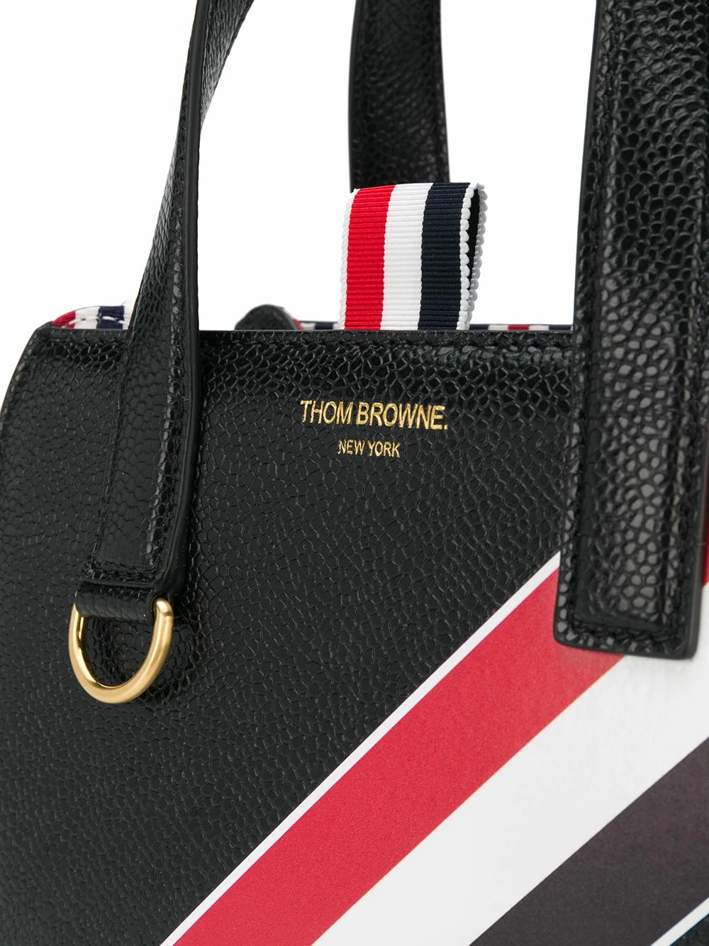 Thom Browne Small Mrs. Thom RWB frame tote bag tote bags of women 4 Thom Browne small Mrs. Thom RWB frame tote bag