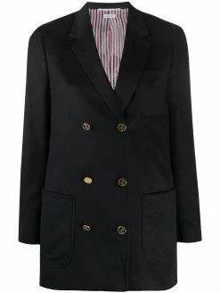 Thom Browne double-breasted zibeline sack jacket
