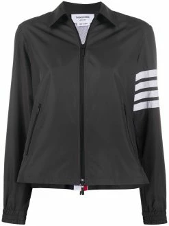 Thom Browne tricolor flyweight tech zip-gusset 4-Bar jacket