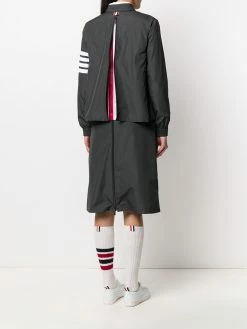 Thom Browne tricolor flyweight tech zip-gusset 4-Bar jacket