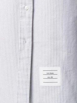 Thom Browne university-stripe Oxford shirt dress