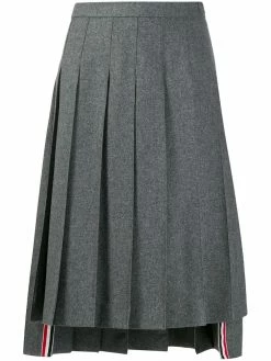 Thom Browne classic flannel pleated skirt