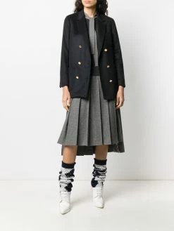 Thom Browne classic flannel pleated skirt