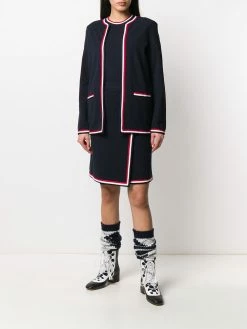 Thom Browne RWB trim piqué T-shirt